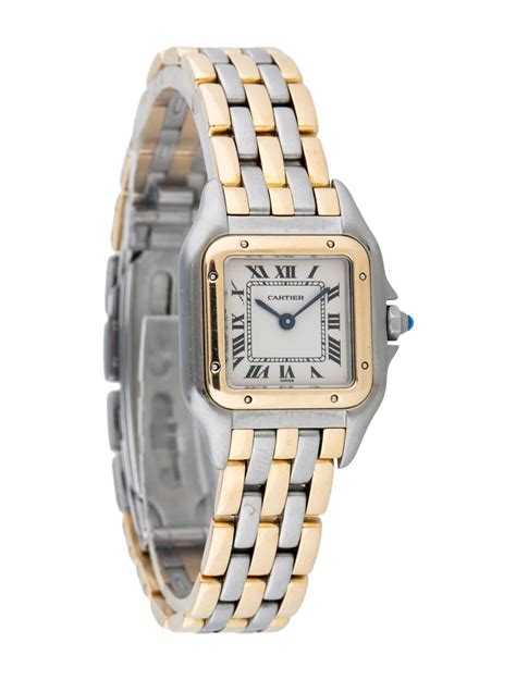 cartier two tone women's watch.